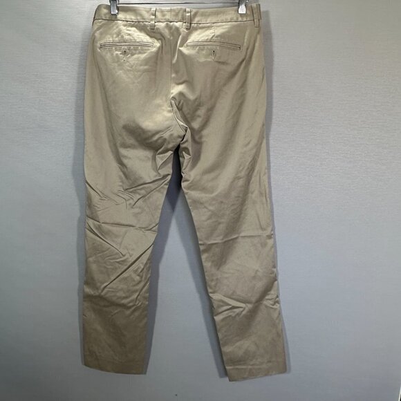 Bonobos Pants Mens 32 Slim Straight Wednesday Chino Beige Cotton Straight Leg - Picture 5 of 11